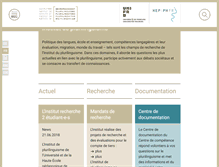 Tablet Screenshot of institut-plurilinguisme.ch